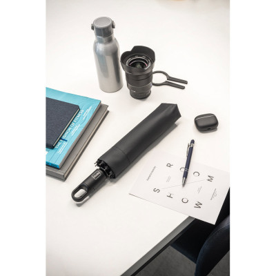 GUSTAVO. Recycled polyester (100 rPET) 190T pongee umbrella with automatic opening and closing